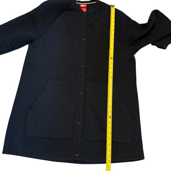 Nike Black Rally Long Fleece Lined Sweater 84150-010 Size XL - Picture 4 of 4